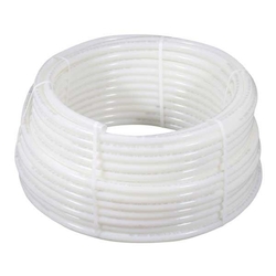Uponor Wirsbo® hePEX™ A1140750 Tubing, 3/4 in Nominal, 0.671 in ID x 7/8 in OD x 100 ft Coil L, White, Polyethylene