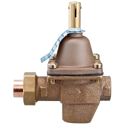 WATTS® 0386422 1156 Water Pressure Regulator, 1/2 in Nominal, Union Solder Inlet End Style, 100 psi Pressure, Bronze Body, Domestic