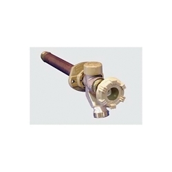 Woodford® 17CP-10-MH Model 17 Anti-Siphon Freezeless Wall Faucet, 1/2 in, Combination MNPT x Female C, 10 in THK Wall, 125 psi, Domestic