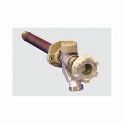 Woodford® 17CP-12-MH 17 Series Anti-Siphon Freezeless Wall Faucet, 1/2 in, MNPT x Female C, 12 in THK Wall, 125 psi, Domestic