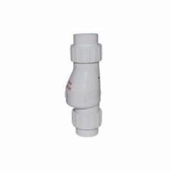 Zoeller® 30-0042 Quiet Check Valve With Union, 2 in Nominal, Solvent Weld End Style, PVC Body, Rubber Softgoods