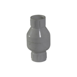 flo® Control 1001-12 1001 Spring Check Valve, 1-1/4 in, FNPT, Type I PVC Body, EPDM Softgoods, Domestic