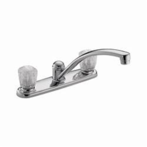 Gts Delta Kitchen Faucet 2 Crystal Handles No Spray