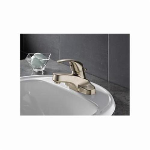 Gts Delta Lav Faucet 1 Handle Brushed Nickel Peerless