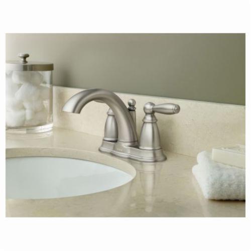 Gts Moen Lav Faucet 2 Handle 4 C Brushed Nickel Brantford