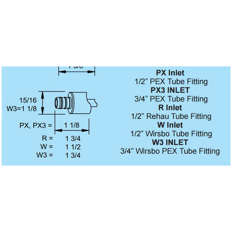 Gts Woodford 8 Wall Faucet Crimp Pex No Freeze Or Siphon
